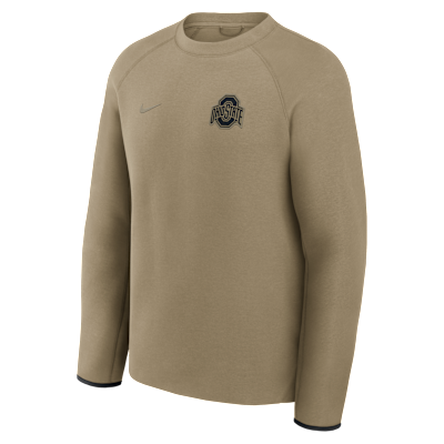 Ohio State Tech Fleece Men's Nike College Pullover Crew. Nike.com